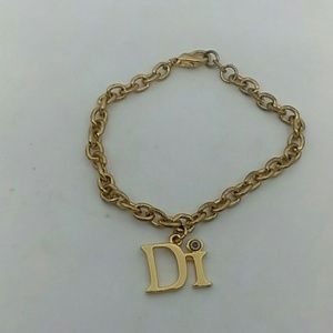 Diamonds International Gold-Tone Charm Bracelet